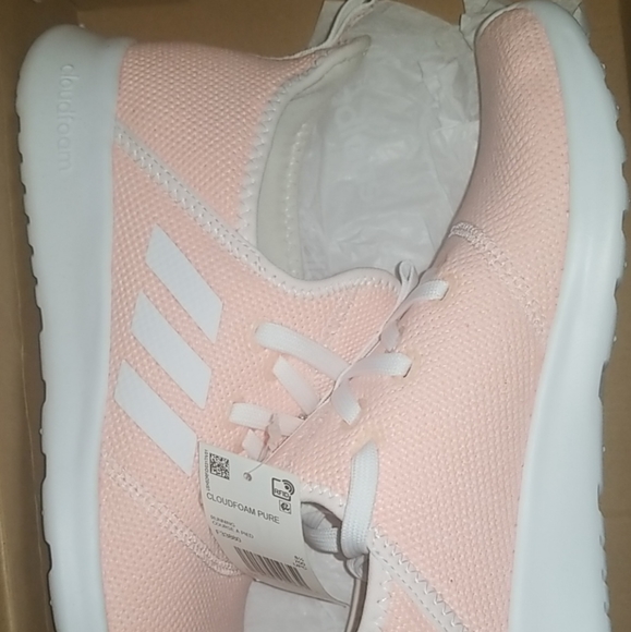 adidas Shoes - NWT Cloud foam Adidas light pink neon size 10